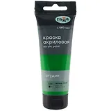 Краска акриловая художественная "Студия" 75мл, зеленая светлая, Гамма