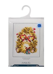 Набор для вышивания РТО Влюбленный ежик (C152) (13х17см) (с мулине DMC) (упаковка)