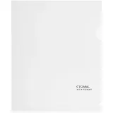 Папка-уголок А5 180мкм прозрачная, СТАММ