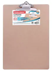 Доска-планшет 320*460мм прижим, МДФ, 3мм, BRAUBERG "Eco"