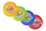 Жевательная резинка BEBETO EXTRA LONG  со вкусом клубники, тутти-фрутти, тропических фруктов, яблока, 36г