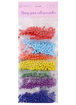 Бисер круглый размер 6/0 "Яркие цвета", 7 цветов х 10 грамм