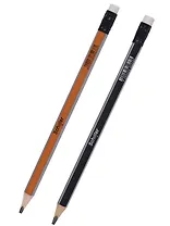 Карандаш чернографитный с ластиком "Jumbo" трехгранный, Schiller