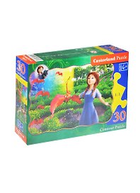 Пазлы 30 MIDI B-PU03306-OZ Феи цветов (32х23см) (4+) (коробка) (Castorland)