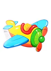 Плакат вырубной "Самолетик"