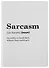 Обложка для паспорта Sarcasm (словарь) (ПВХ бокс) - 0