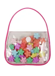 Бусины в сумочке с леской, цветочки (11-08431-20)