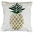 Подушка с пайетками Ананас белый(текстиль)(40х40) - 0