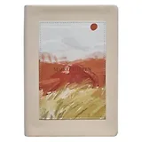 Ежедневник недат. А5 96л "View" бежевый, иск.кожа, интегр.переплет, блинт.тиснение, нашивка с тисн.фольгой, ляссе