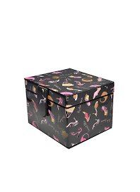 Шкатулка для драгоценностей с зеркалом музыкальная, 14х14х11 см (34049)