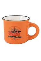 Кружка маленькая оранжевая Сочи (фарфор) (75мл) (065-9-135-OR)