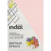 Цветная бумага розовая 100 листов А4, Index Color
