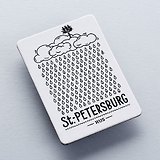 Сувенир Комплект Магнит Дождь, 1057649