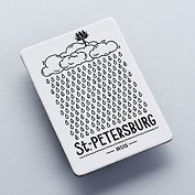 Сувенир Комплект Магнит Дождь, 1057649