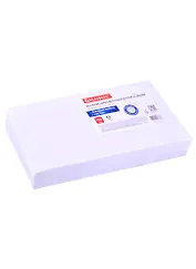 Конверты Е65 (110х220) 100шт 80г отрывная лента, внут. Запечатка