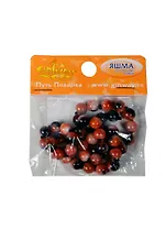 Натур. камни Яшма (скрепл. бусины) (00009434) (40шт) (8мм) (упаковка)