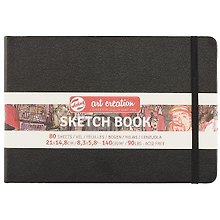 Скетчбук «Art Creation», 80 листов, чёрный, А5