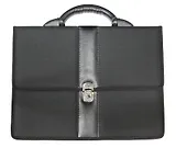Портфель деловой "Всеволожск" 290*370, серая ткань комб., 5 отделений, мет.замок, Канцбург