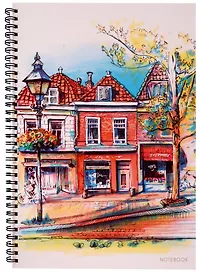 Тетрадь общая «Cozy streets», 96 листов в клетку, А4 - Listoff