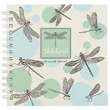 Скетчбук «Стрекозы и бабочки», 80 листов, 19.5 x 20 см