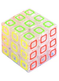 Головоломка 3х3, 5,5 см, прозрачная, Bookvalno