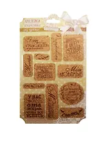 Наклейки декоративные Счастье (1220681) (из пробки) (Арт Узор) (упаковка)