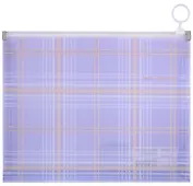 Папка на молнии А5 "Клетка" с расширением