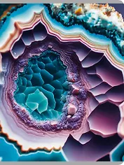 Тетрадь в клетку Listoff, "Самоцветы", А4, 80 листов