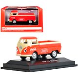 472003 Машинка литая коллекционная Motor City Classics - Die-сast модель по лицензии Coca-Cola VW T1 Pickup, масштаб 1:72