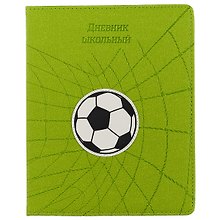 Дневник школьный «Салатовый футбол», Феникс+