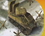 Модель, сборная, Dragon, Танк, M4, 75mm w/deep wading kit, Normandy, 1:72