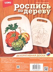 Набор для творчества Lori. Роспись по дереву. Декоративная доска «Тыквы»