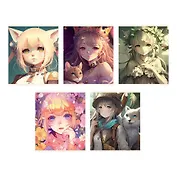 Тетрадь в линейку Listoff, "Милашки", 40 листов, в ассортименте