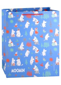 Пакет А4 32*26*12 MOOMIN "Муми семейство и друзья" дет., бум.мат.ламинат
