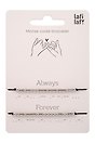 Набор парных браслетов Морзе Always - Forever (12-202509-BR-ZJ11642) (Lafilaf)