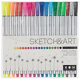 Линеры 18цв "SKETCH&ART" 0,4мм, Bruno Visconti