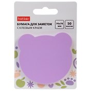 Блок бумаги 70*70 "Тедди" самоклеящийся желтый 50л, Hatber