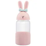 Бутылка Кролик с ушками и бантиком (стекло) (340 мл) (12-7306-X-8148)