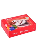 Краски гуашевые Art Idea, 6 цветов