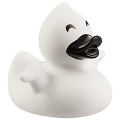 Игрушка для ванной, уточка резиновая FUNNY DUCKS "Уточка привидение" (1896) - 0