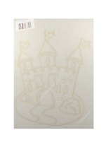 Трафарет Замок (А4) (236) (упаковка)