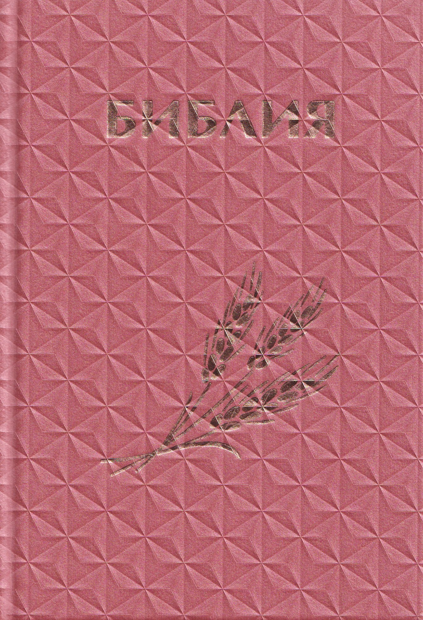 Библия. Книги Священного Писания Ветхого и Нового Завета. Канонические (с колоском, закладкой, уменьшенный формат)
