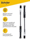 Ручки шариковые черные 12 штук "Ordinary", масляные чернила, 0,7 мм, Schiller - 1