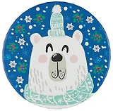 Коробка подарочная "Зимний мишка" 16*11,5см, Новый год, картон