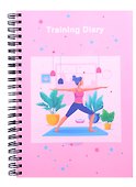 Дневник тренировок «Training Diary №1» А5, 96 листов, Listoff - 0