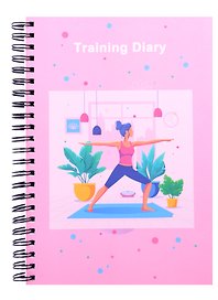 Дневник тренировок «Training Diary №1» А5, 96 листов, Listoff