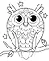 Арт-раскраска для детей. Мандалы. Выпуск 7. Сова - 2