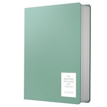 Записная книжка «Nuances. Эвкалипт» А6+, 136 листов в клетку, экокожа, Listoff