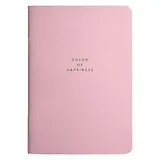 Тетрадь 40л кл. "Block", розовый, скрепка, карт.обл., микротекстурирование, ламинация