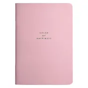 Тетрадь 40л кл. "Block", розовый, скрепка, карт.обл., микротекстурирование, ламинация